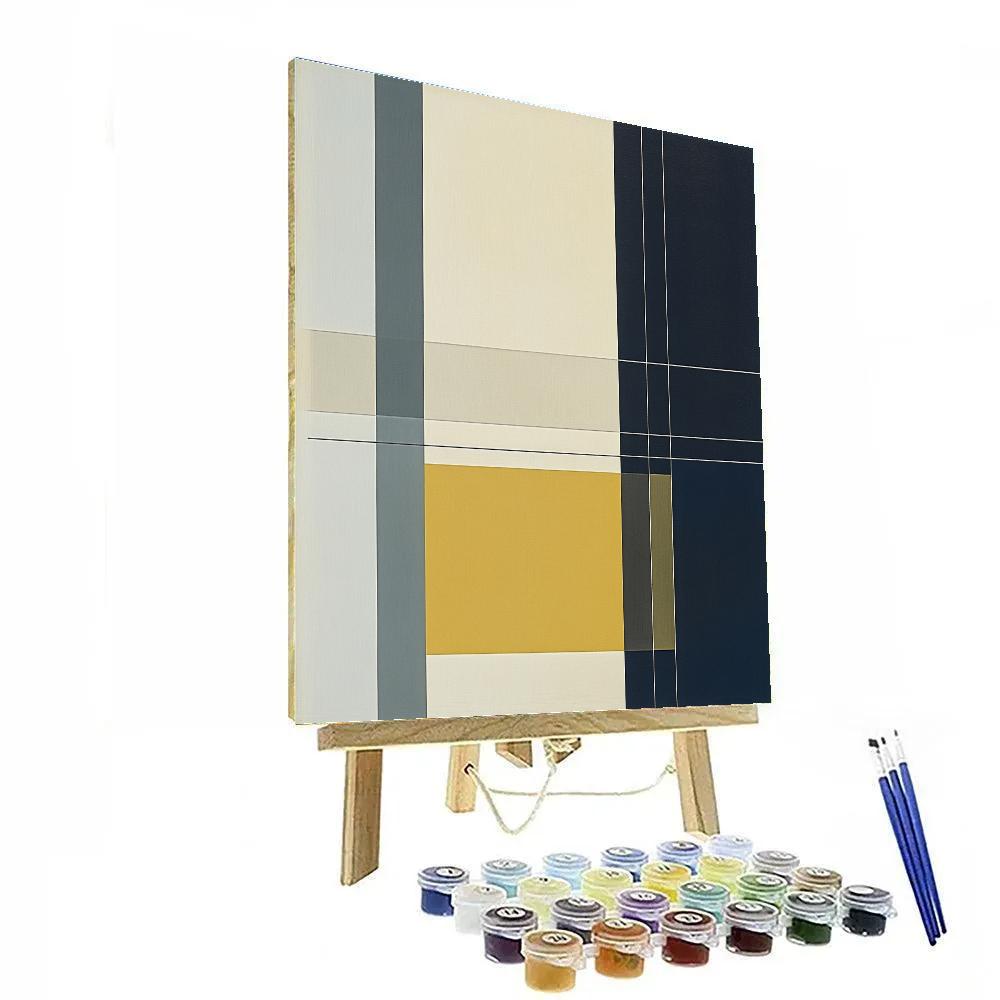 Kazimir Malevich Inspired Dark Matter Lattice Sonata paint by color