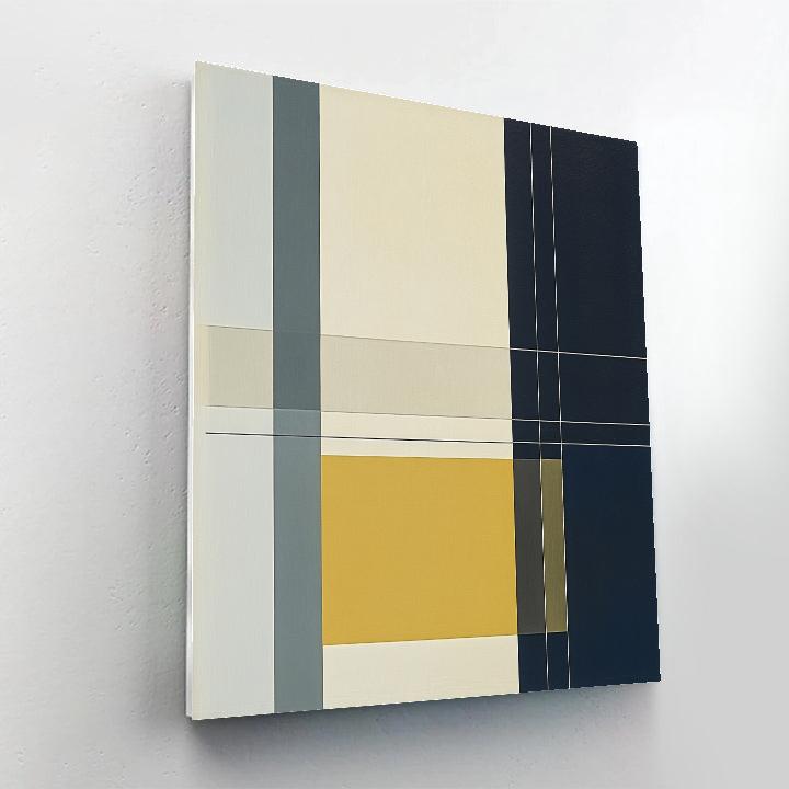 Kazimir Malevich Inspired Dark Matter Lattice Sonata paint by color