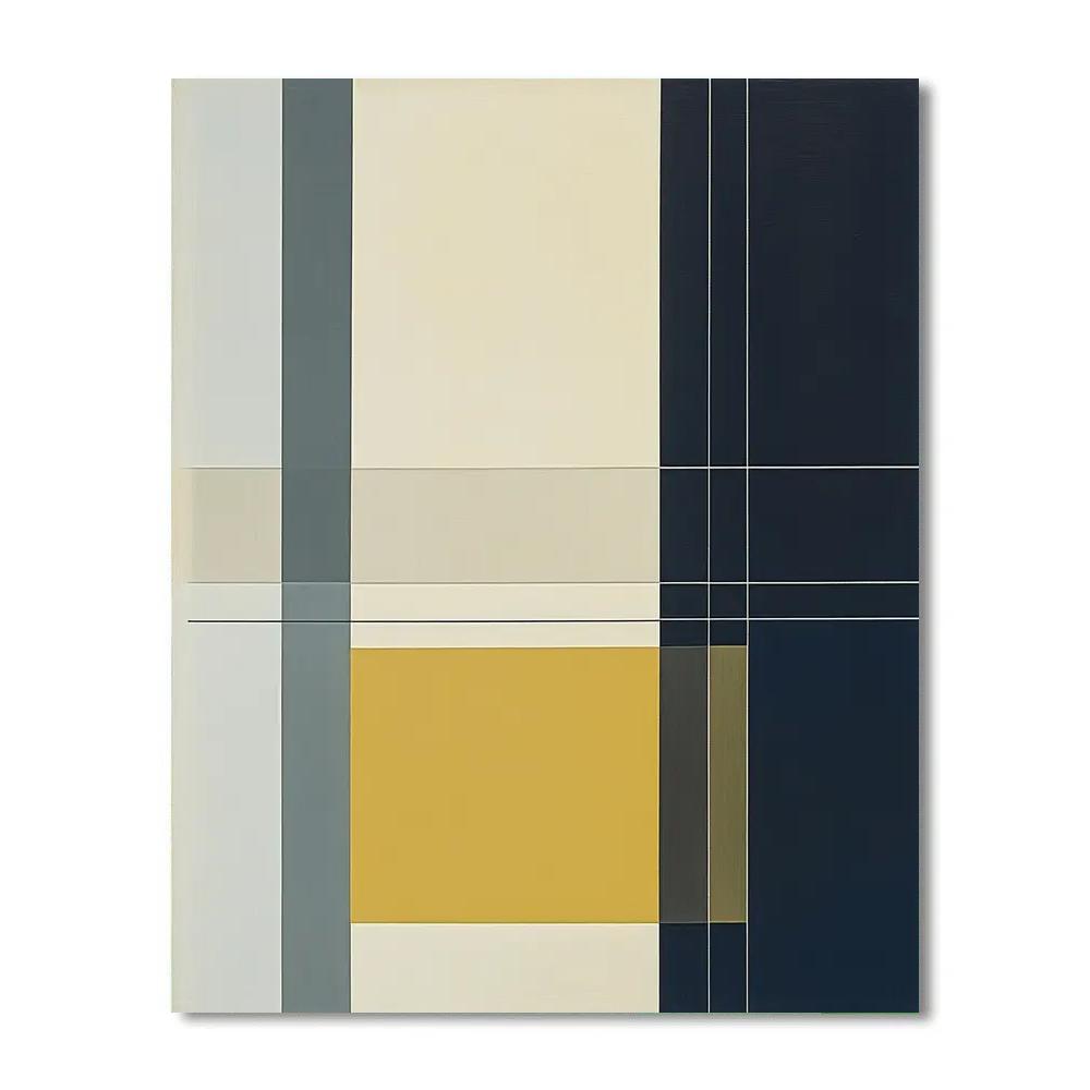 Kazimir Malevich Inspired Dark Matter Lattice Sonata paint by color