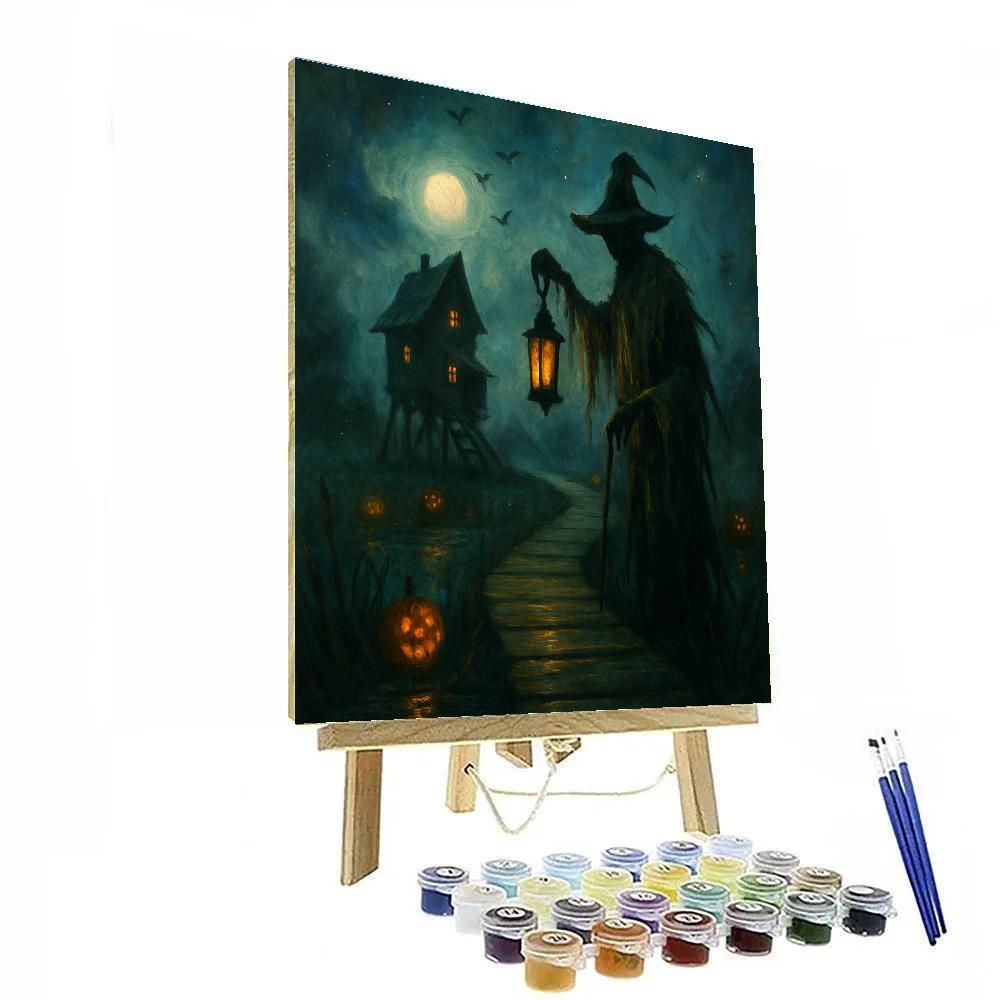 Lantern Warden Of The Gilded Marsh Paint by numbers kits