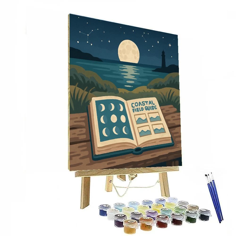 Tide Almanac Under The Moon Number painting