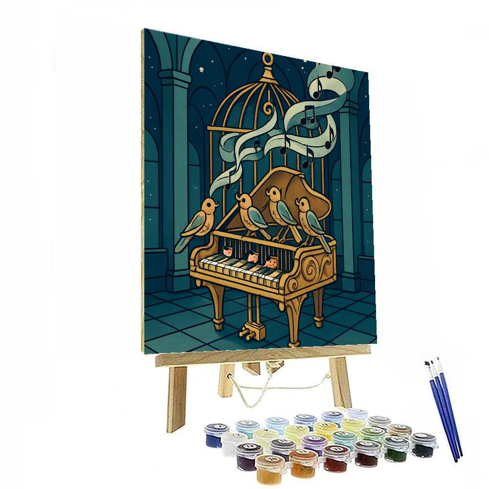 Clockwork Aviary Music Numbered painting kits