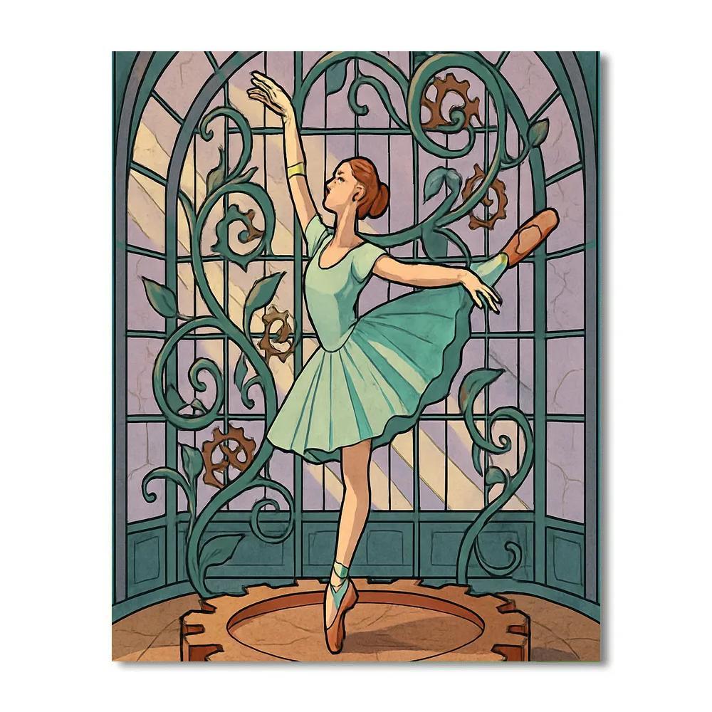 Clockwork Conservatory Ballet Paint by numbers kits