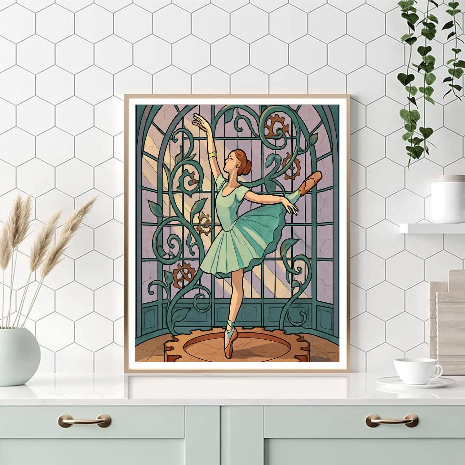 Clockwork Conservatory Ballet Paint by numbers kits