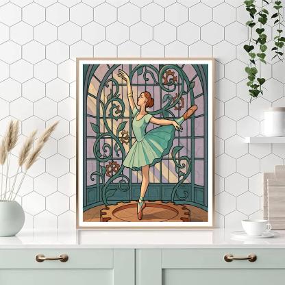 Clockwork Conservatory Ballet Paint by numbers kits