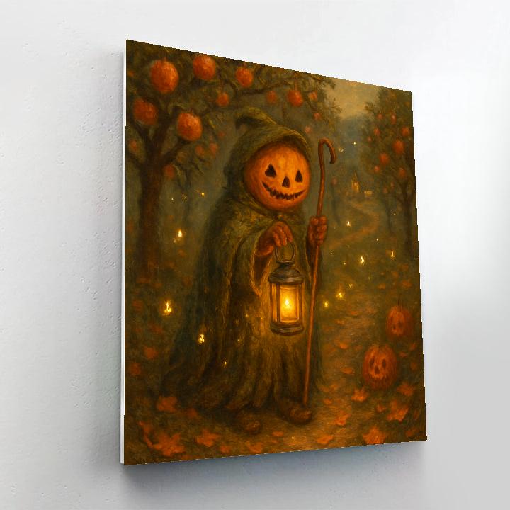 Lantern Shepherd Of The Amber Orchard Paint by numbers kits