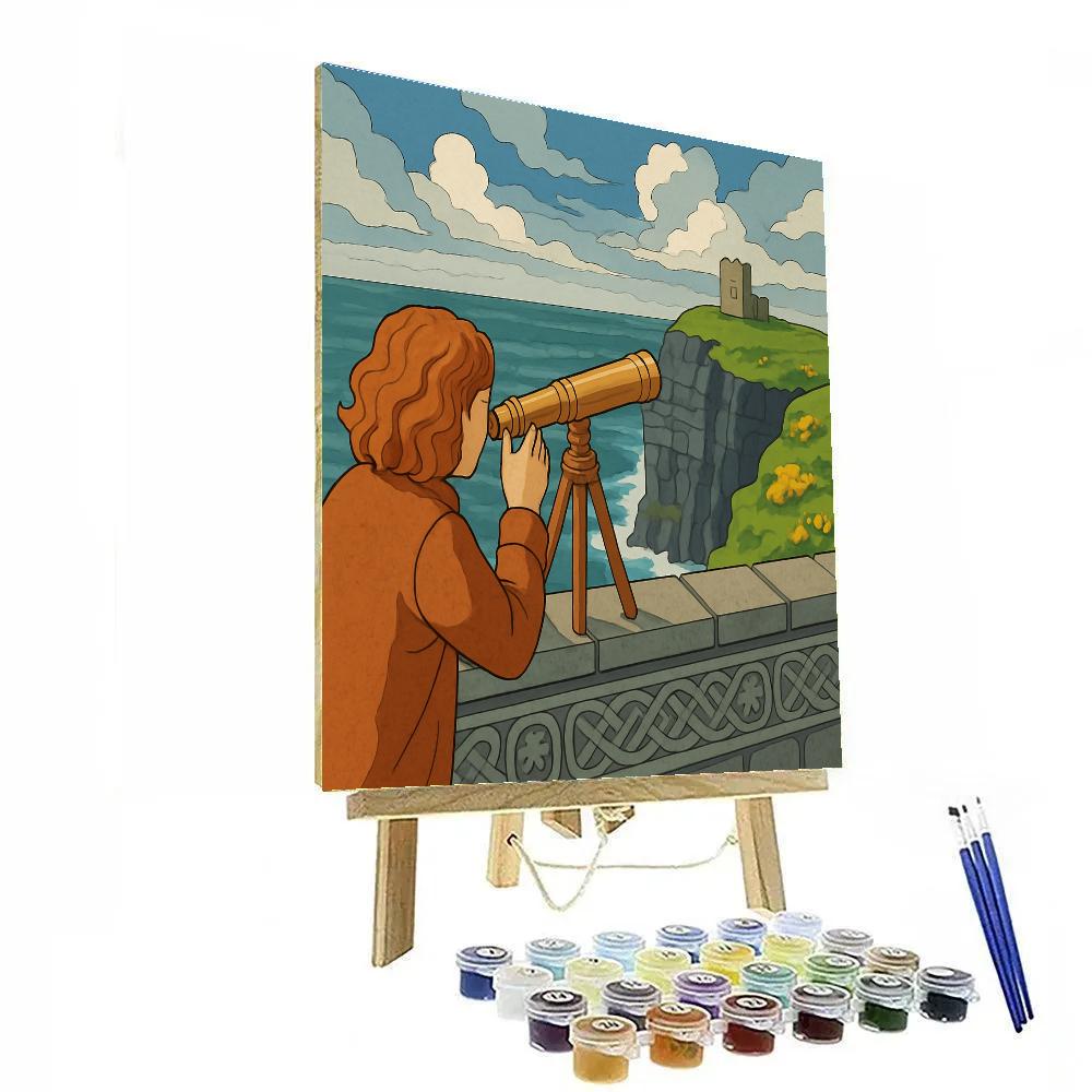 Ireland Crafted Cliff Observatory Numbered painting kits