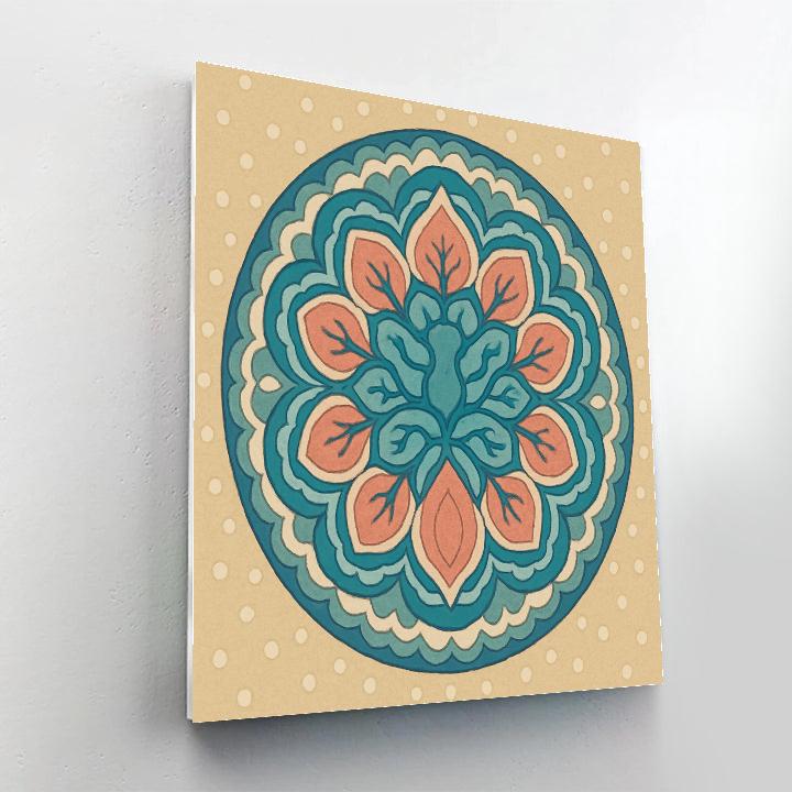 River Delta Dream In Mandala Painting by numbers kit