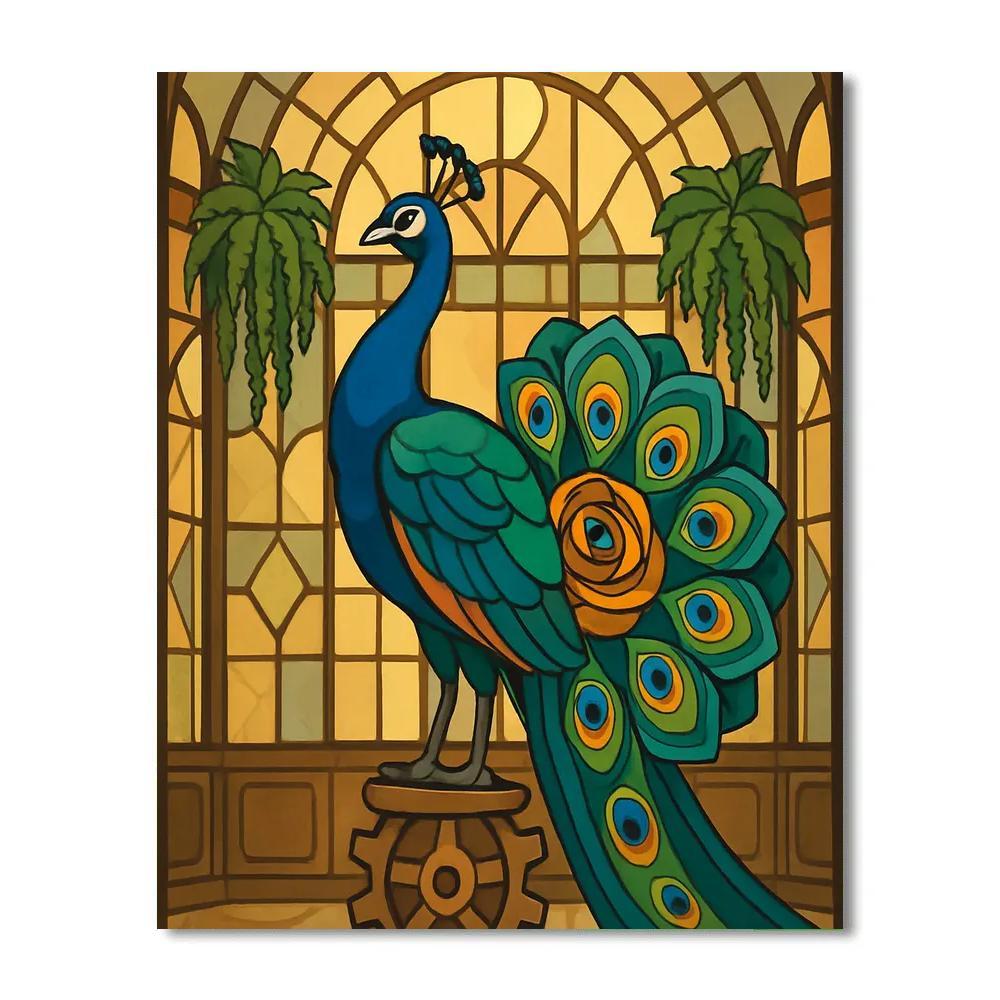 Clockwork Conservatory Peacock Paint by numbers kits
