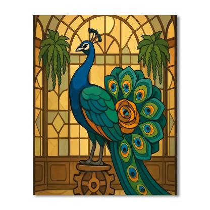 Clockwork Conservatory Peacock Paint by numbers kits
