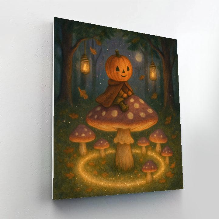 Mushroom Ring Carousel In The Enchanted Grove Numbered painting kits