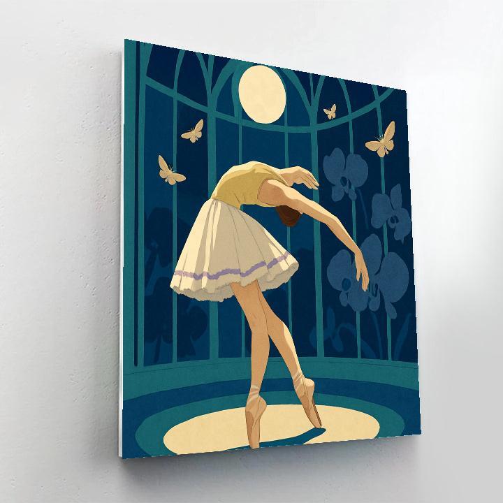 Ballet Glasshouse Nocturne Paint by numbers art