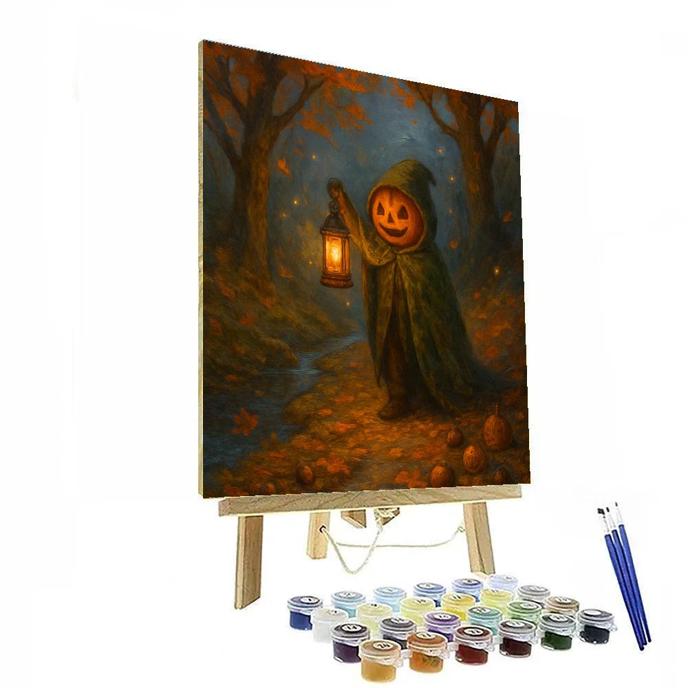 Lantern Bearer Of The Maple Hollow DIY paint by numbers