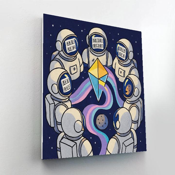 Music Prism Orbital Choir Paint by numbers art