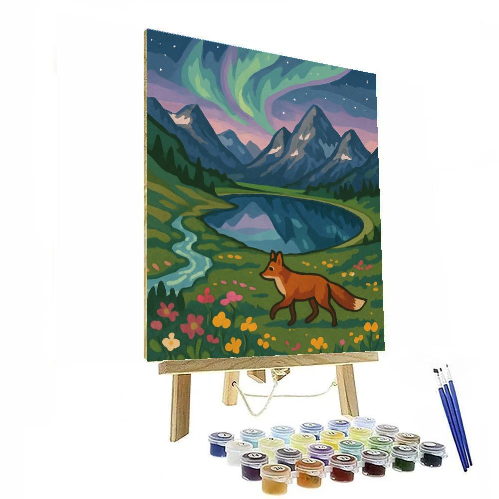 Landscape Crafted Aurora Meadow Basin paint by number