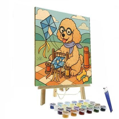 Sky Loom Picnic With Dog Paint by numbers kits
