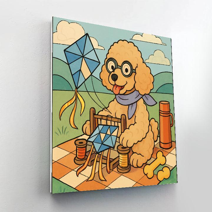 Sky Loom Picnic With Dog Paint by numbers kits