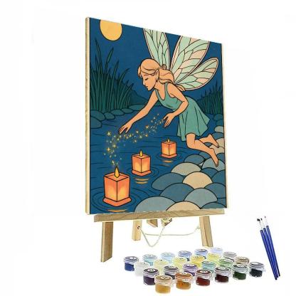 Riverstone Lanterns With Fairy Guide DIY paint by numbers