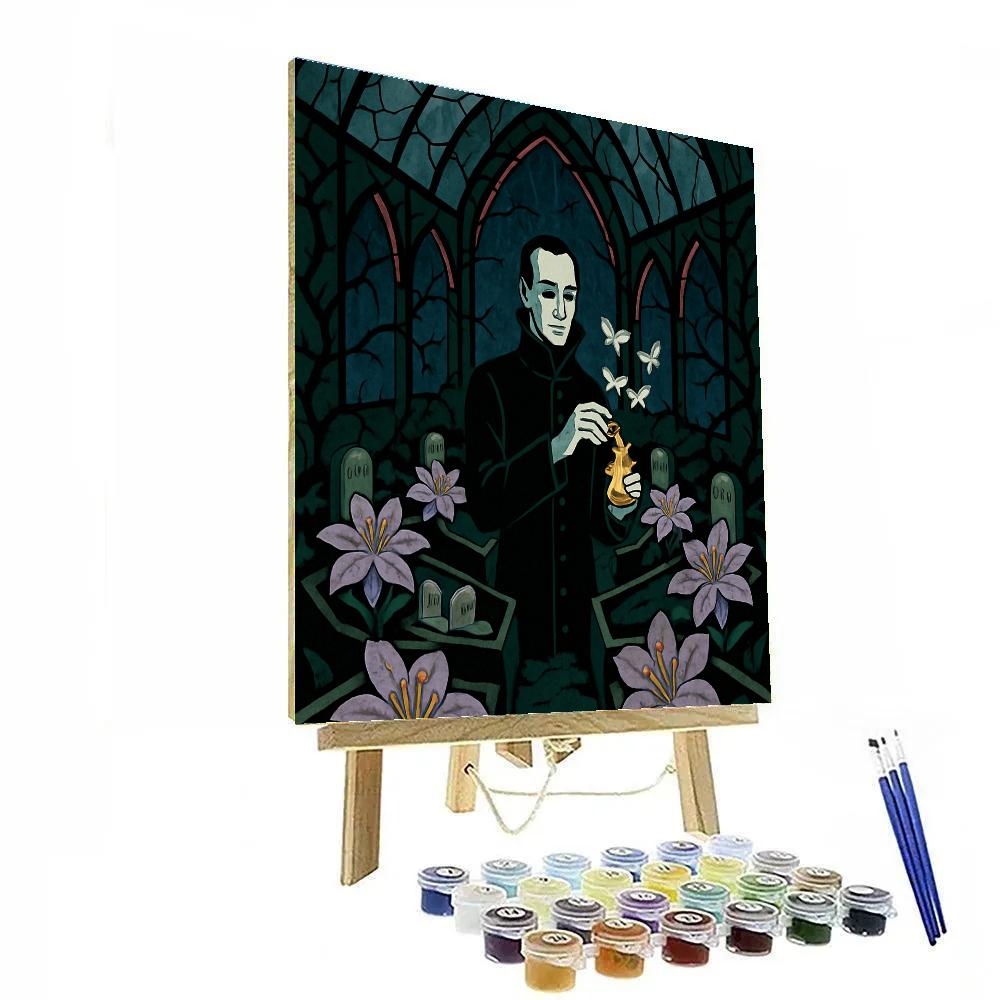 Casket Bloom Gothic Grade Conservatory DIY paint by numbers