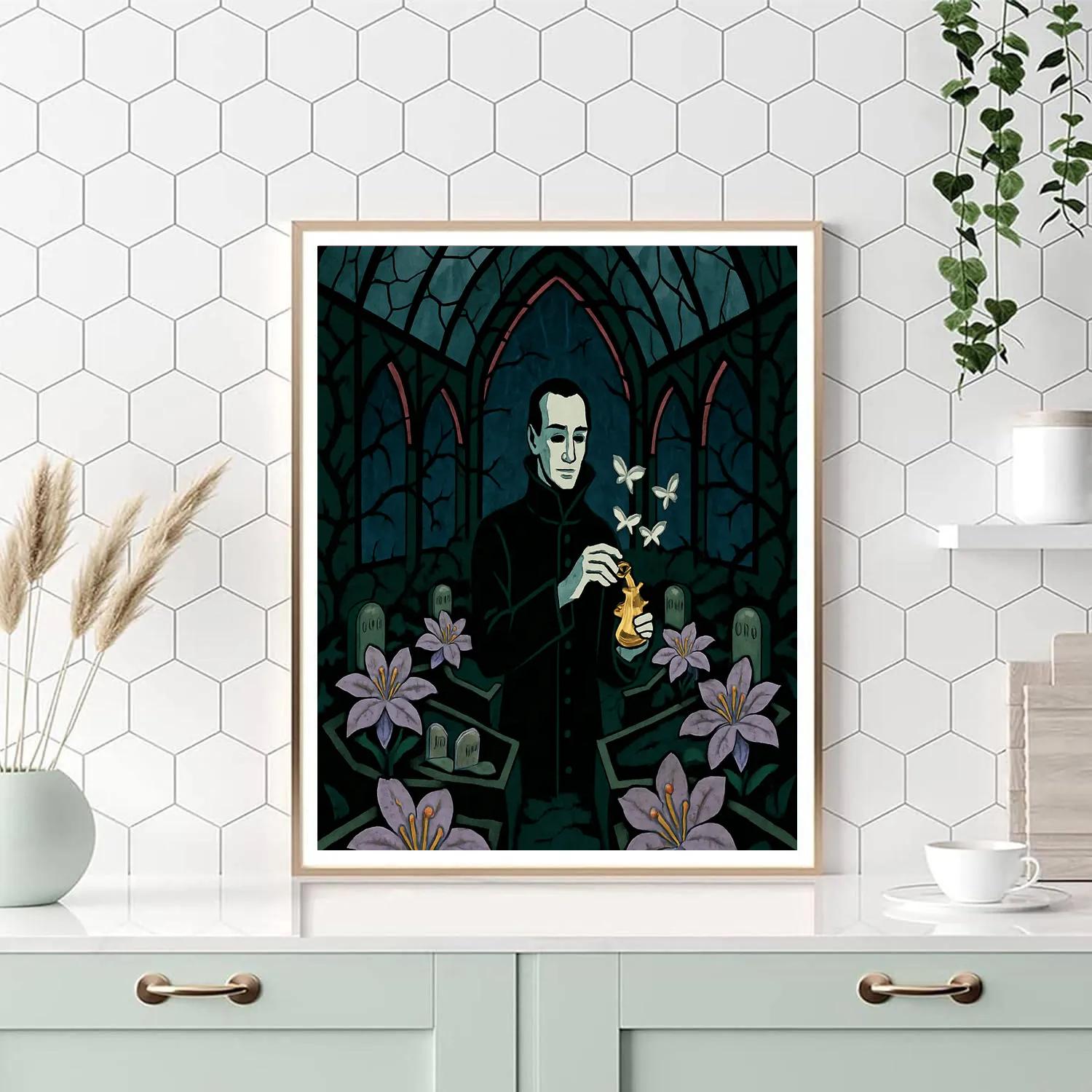 Casket Bloom Gothic Grade Conservatory DIY paint by numbers