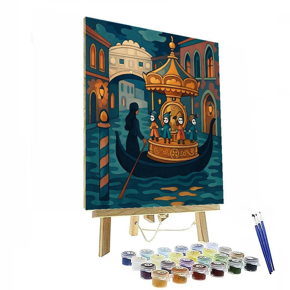 Clockwork Carnival In Venice DIY paint by numbers
