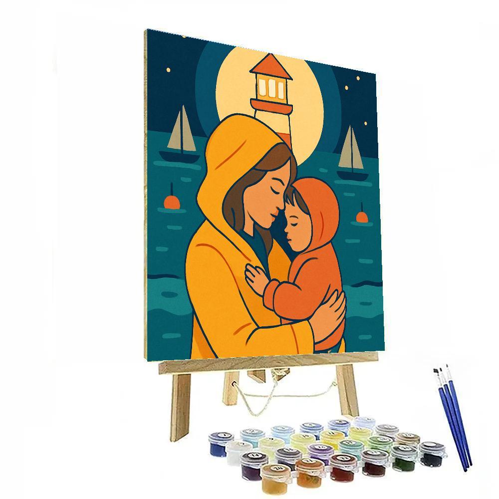 Lantern Harbor Mother Lullaby Paint by numbers kits