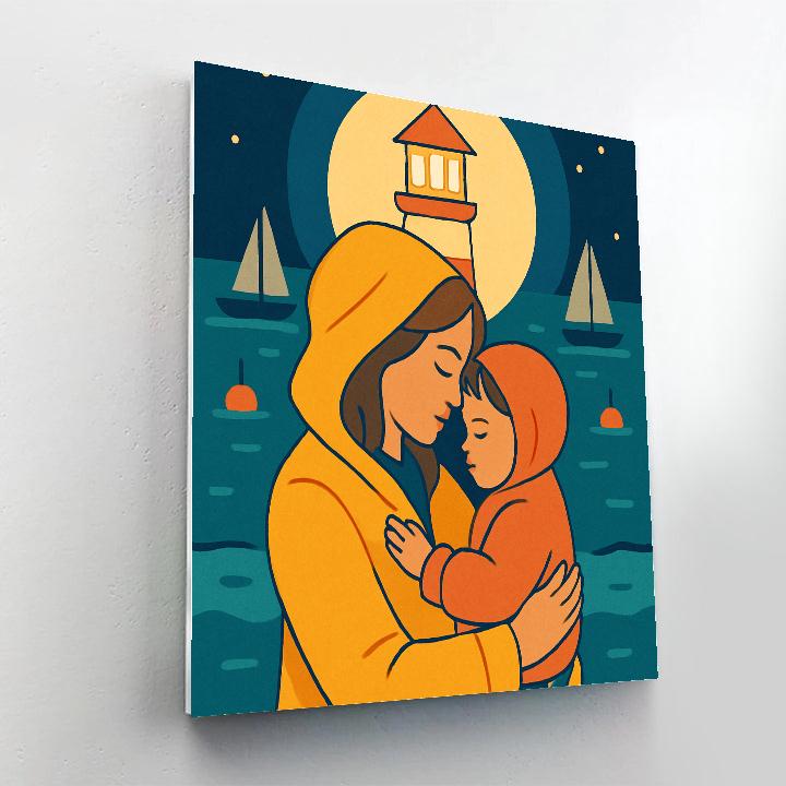 Lantern Harbor Mother Lullaby Paint by numbers kits