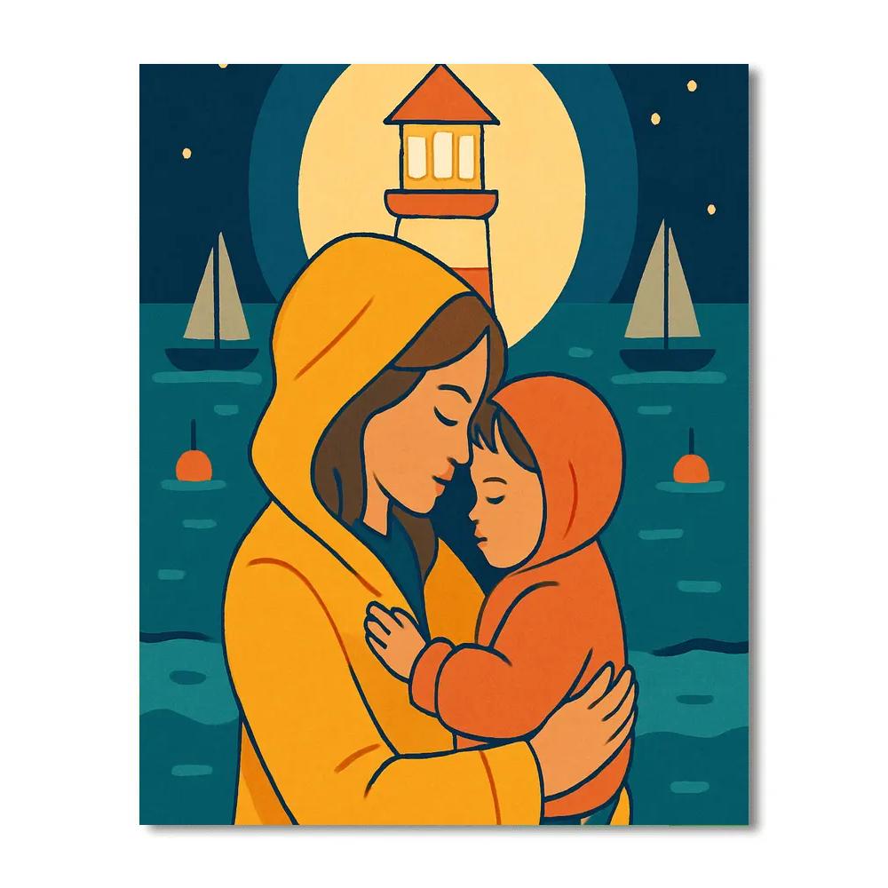 Lantern Harbor Mother Lullaby Paint by numbers kits