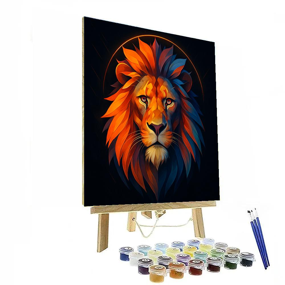 Spectrum Crown Lion Paint by numbers art
