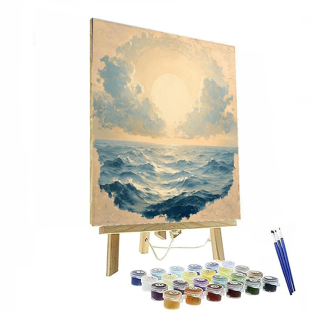 Leonardo Da Vinci Inspired Tidal Cloud Atlas paint by number
