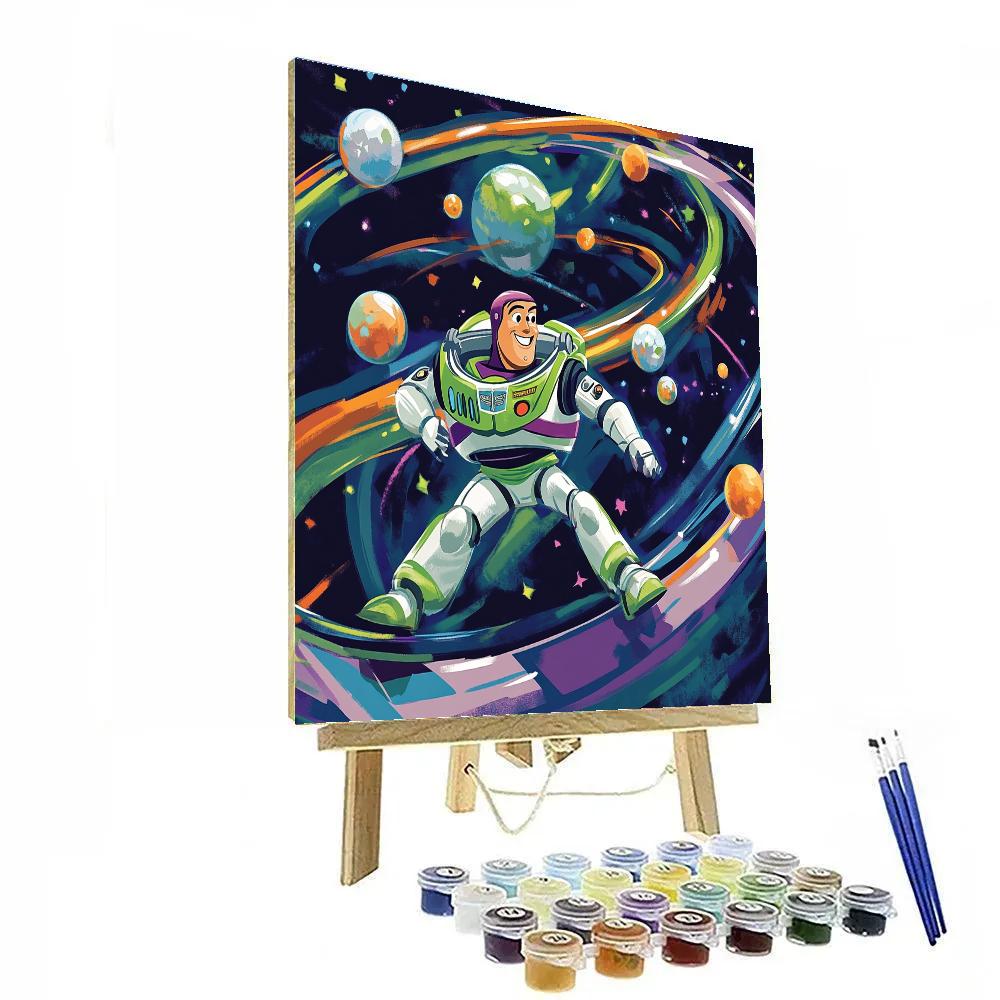 Buzz Lightyear Comet Training Course painting number kit
