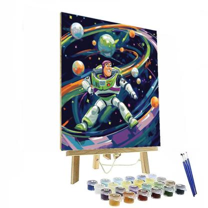 Buzz Lightyear Comet Training Course painting number kit