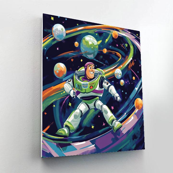 Buzz Lightyear Comet Training Course painting number kit