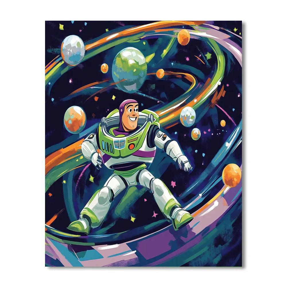 Buzz Lightyear Comet Training Course painting number kit