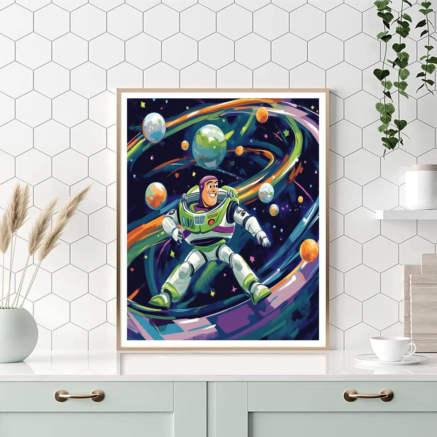 Buzz Lightyear Comet Training Course painting number kit