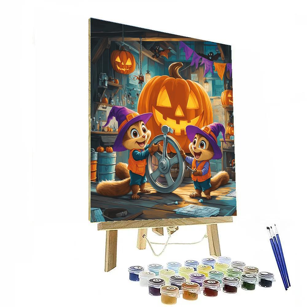 Haunted Parade Float Workshop At Midnight Numbered painting kits