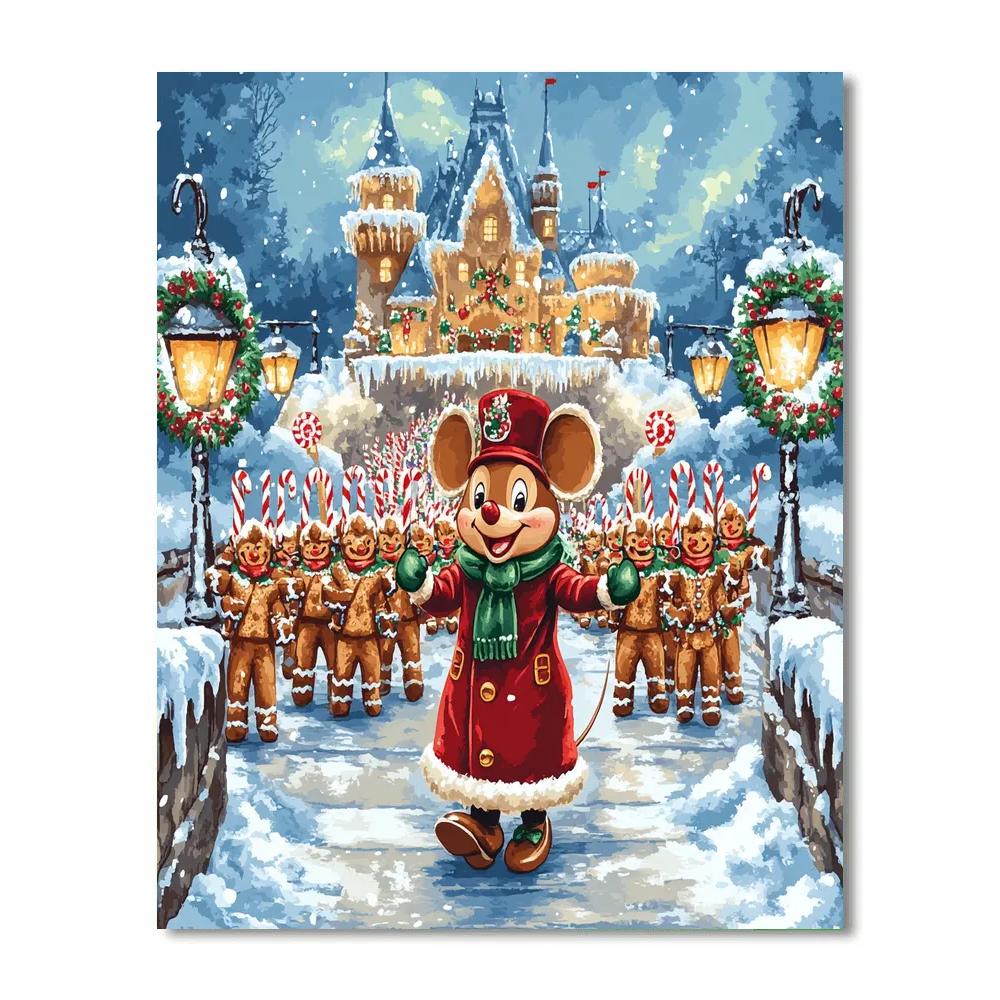 Aurora Castle Cookie Parade paint by number
