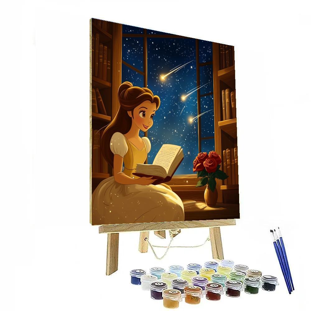 Belle Library Of Shooting Stars painting number kit