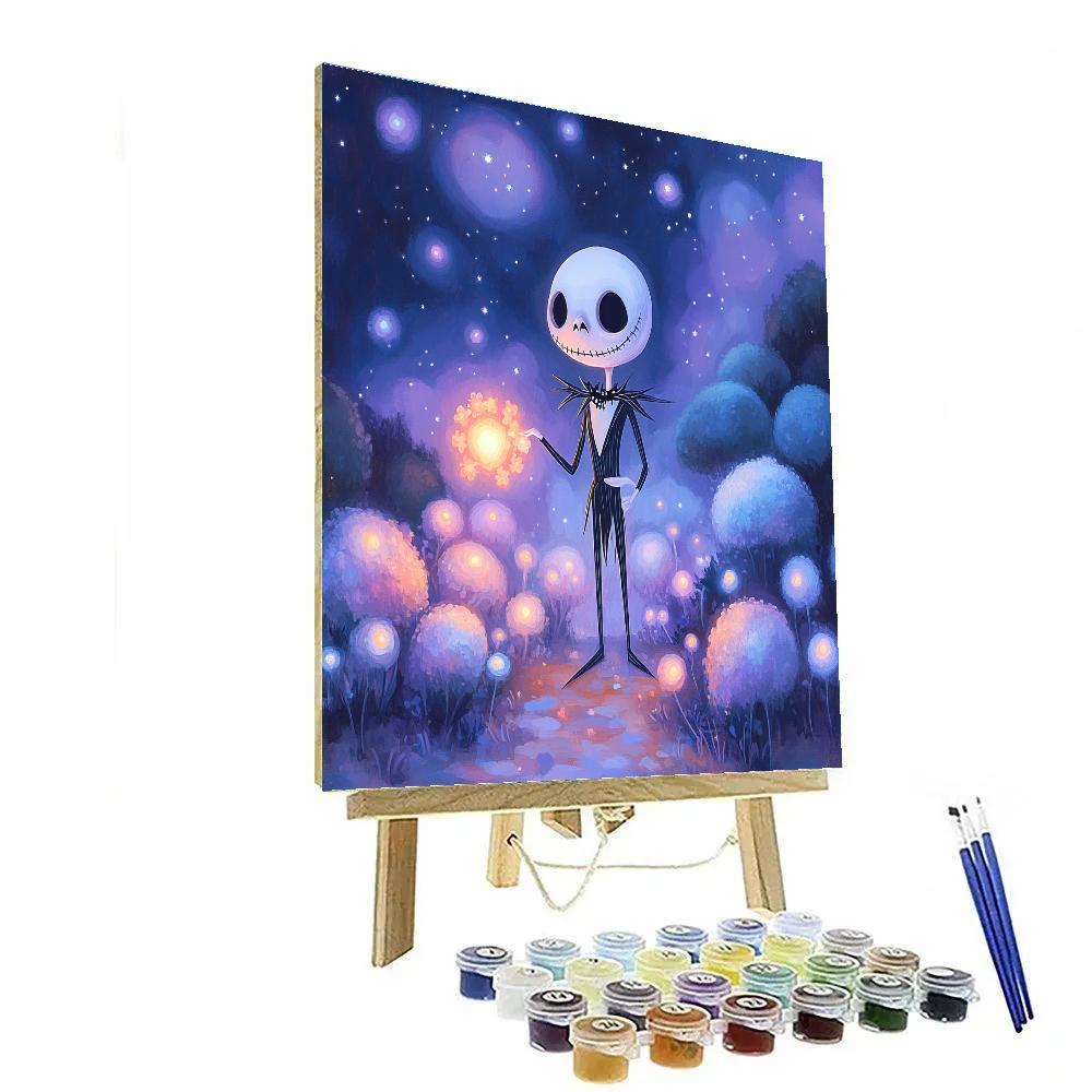 Jack Skellington Friendly Nebula Garden paint by color