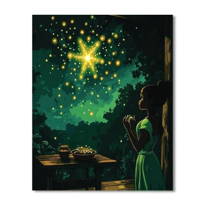 Tiana Firefly Star Workshop Painting by numbers kit