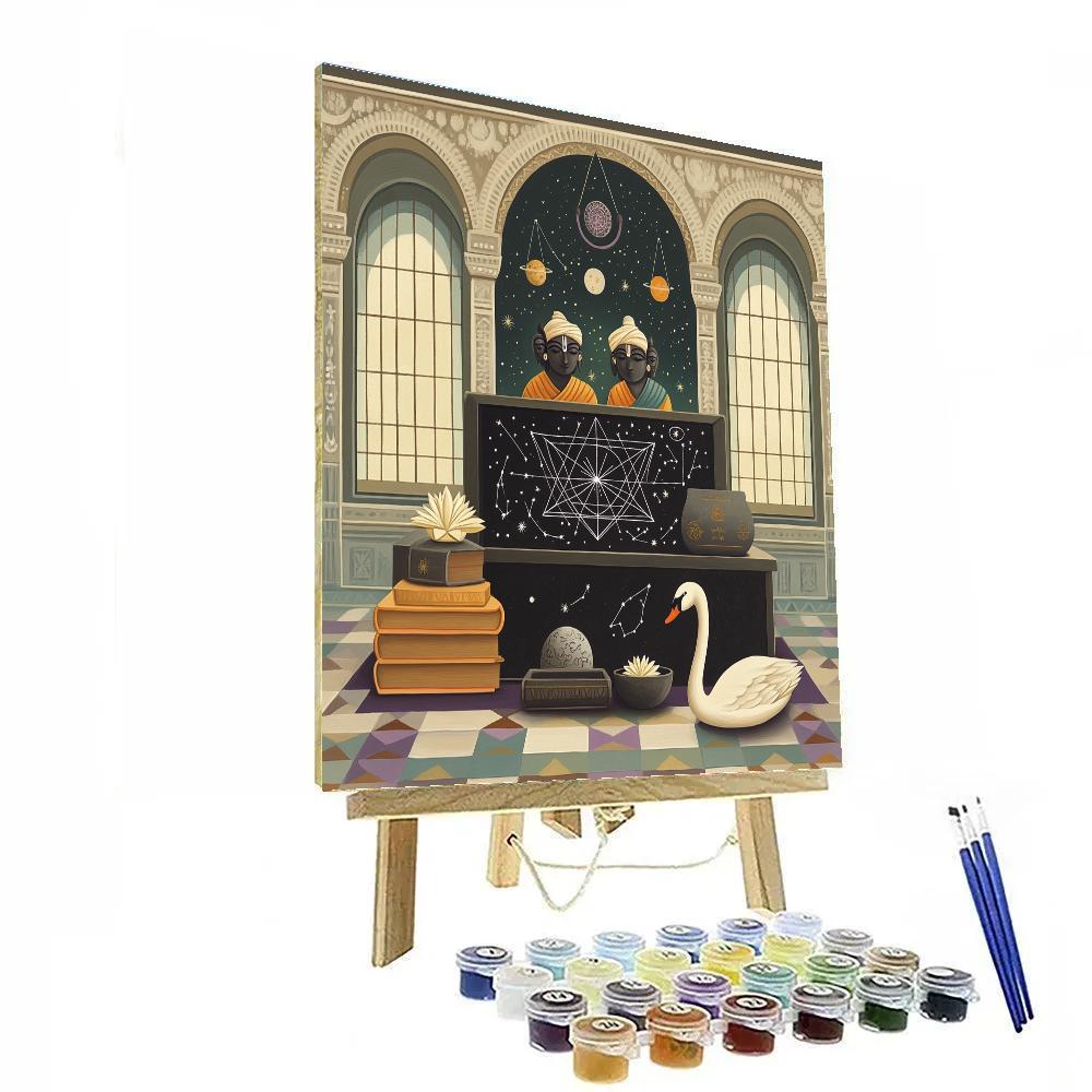 Brahma In The Celestial Classroom DIY paint by numbers