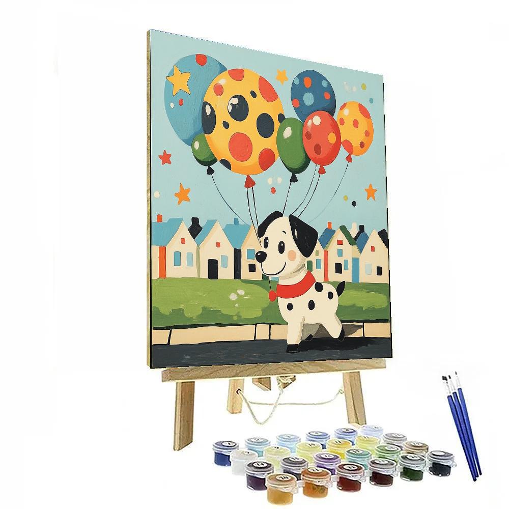 Pongo Puppy Planet Parade Numbered painting kits