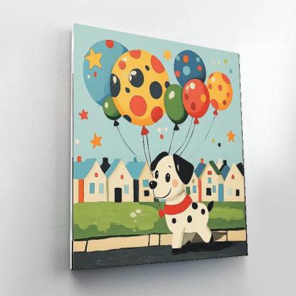 Pongo Puppy Planet Parade Numbered painting kits