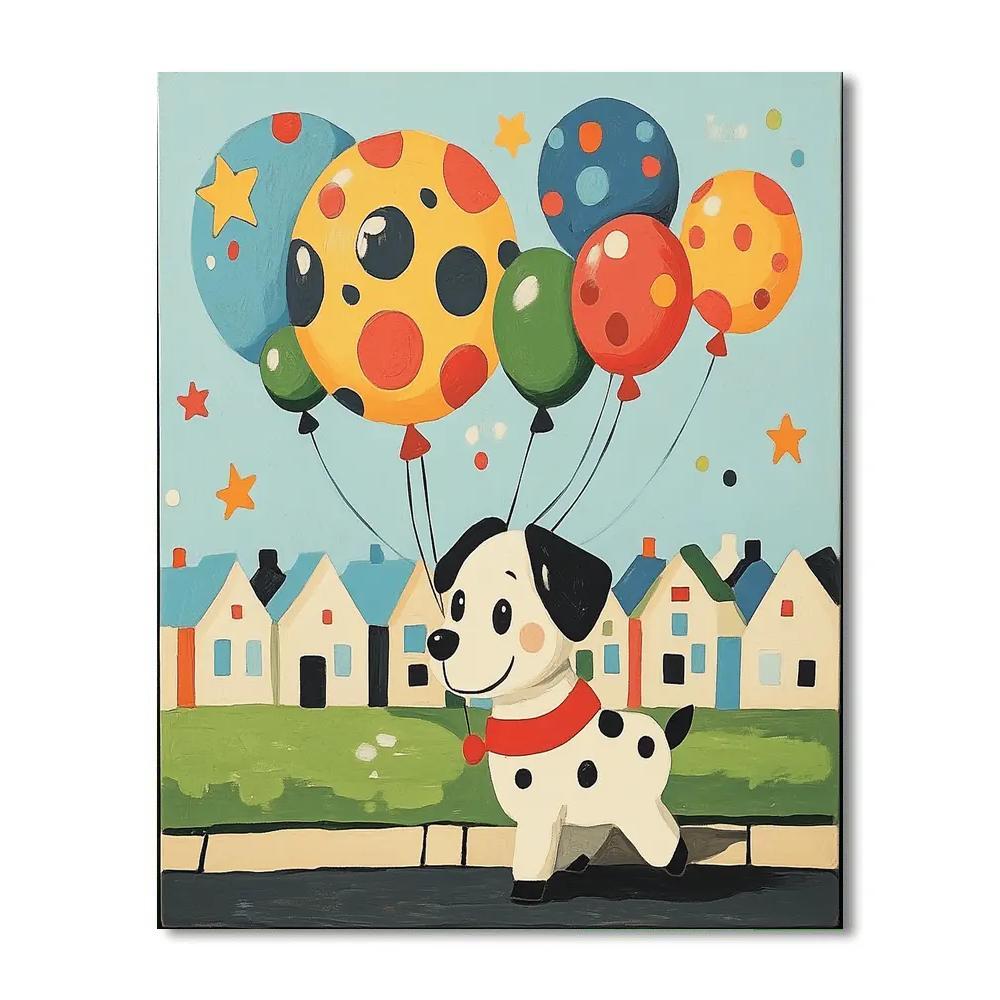 Pongo Puppy Planet Parade Numbered painting kits