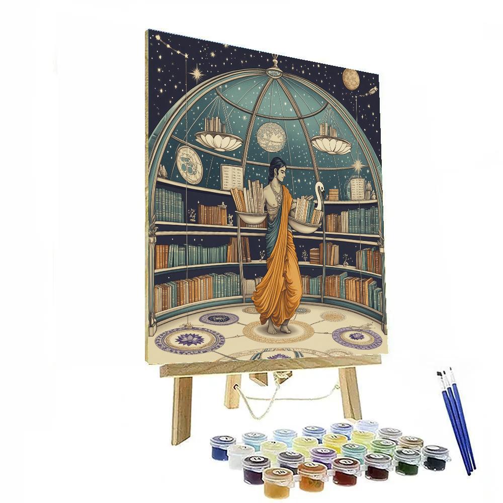 Astral Library Dome With Brahma Numbered painting kits