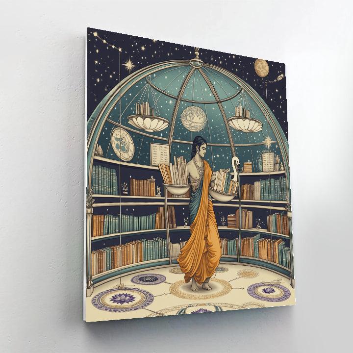 Astral Library Dome With Brahma Numbered painting kits