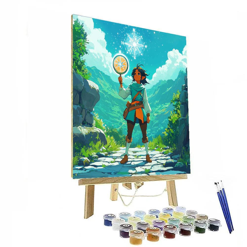 Raya Crystal Star Compass Quest Numbered painting kits