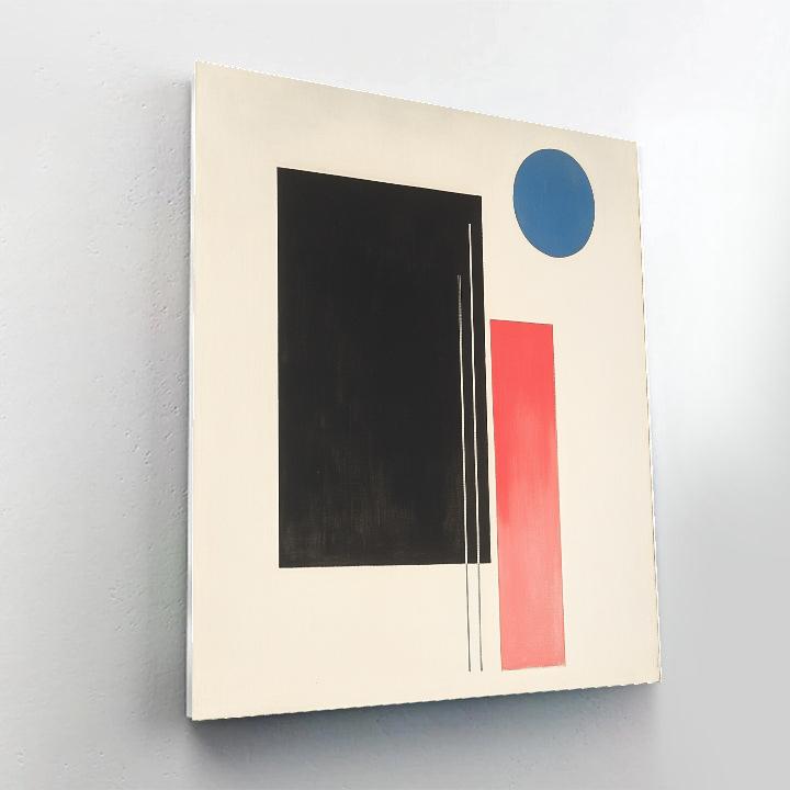 Kazimir Malevich Inspired Quantum Eclipse Syntax DIY paint by numbers