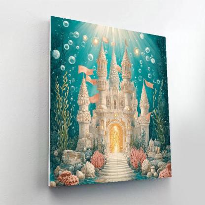 Coral Crown Castle paint by color