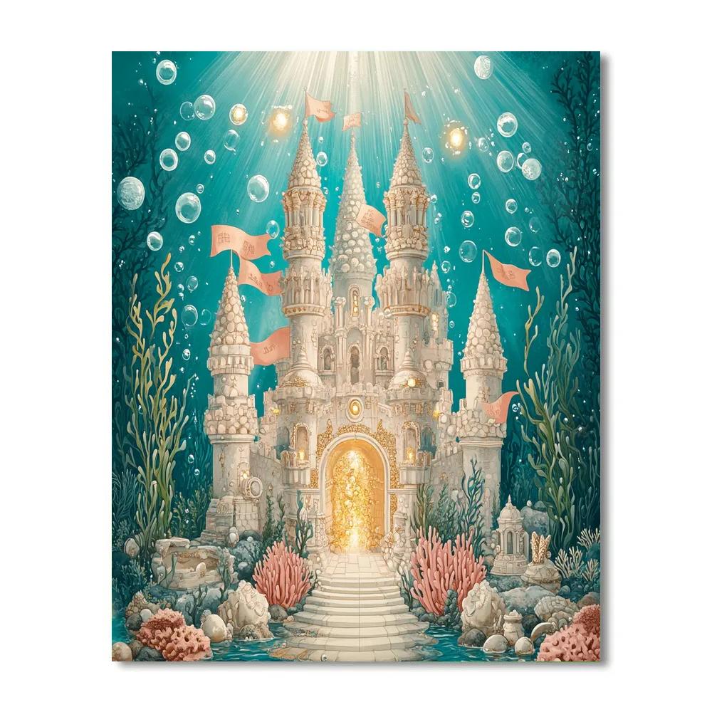 Coral Crown Castle paint by color